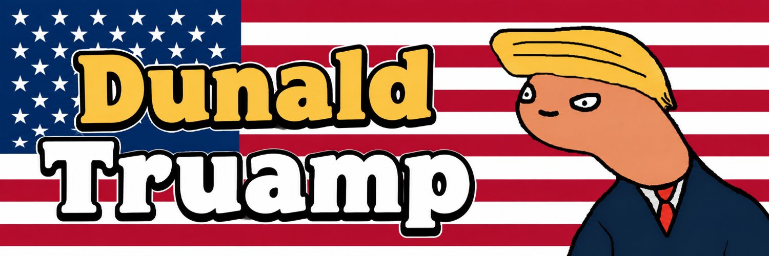 Dunald Truamp banner